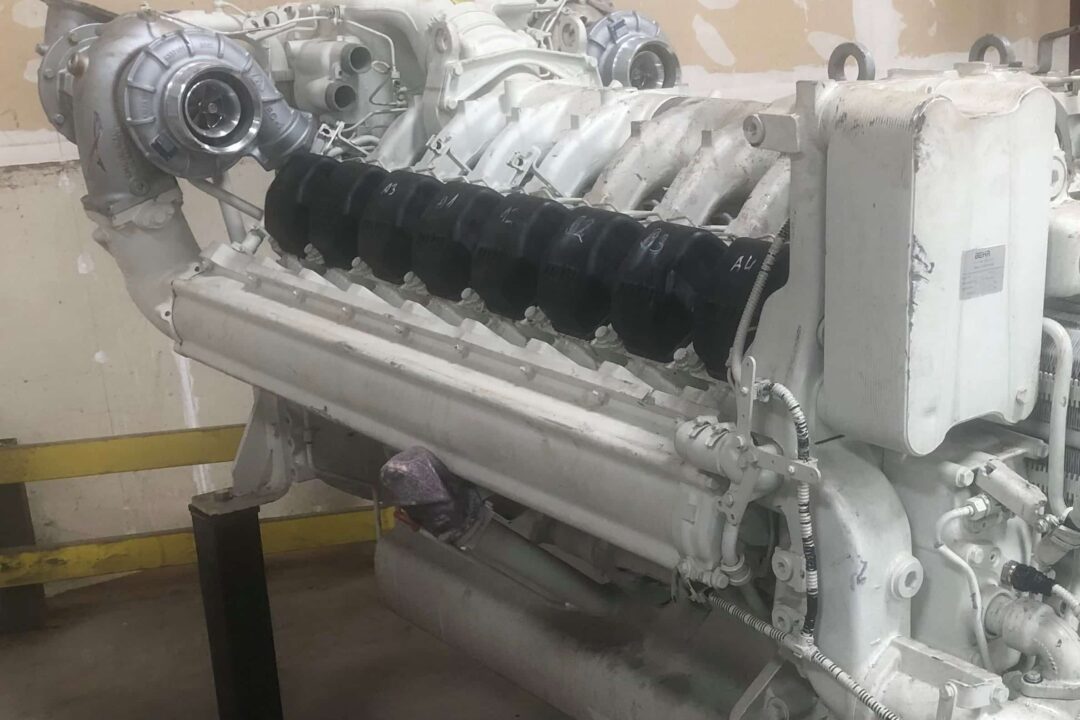 Pair MTU 16v2000 M60 Marine Engines - New, Surplus but some parts missing