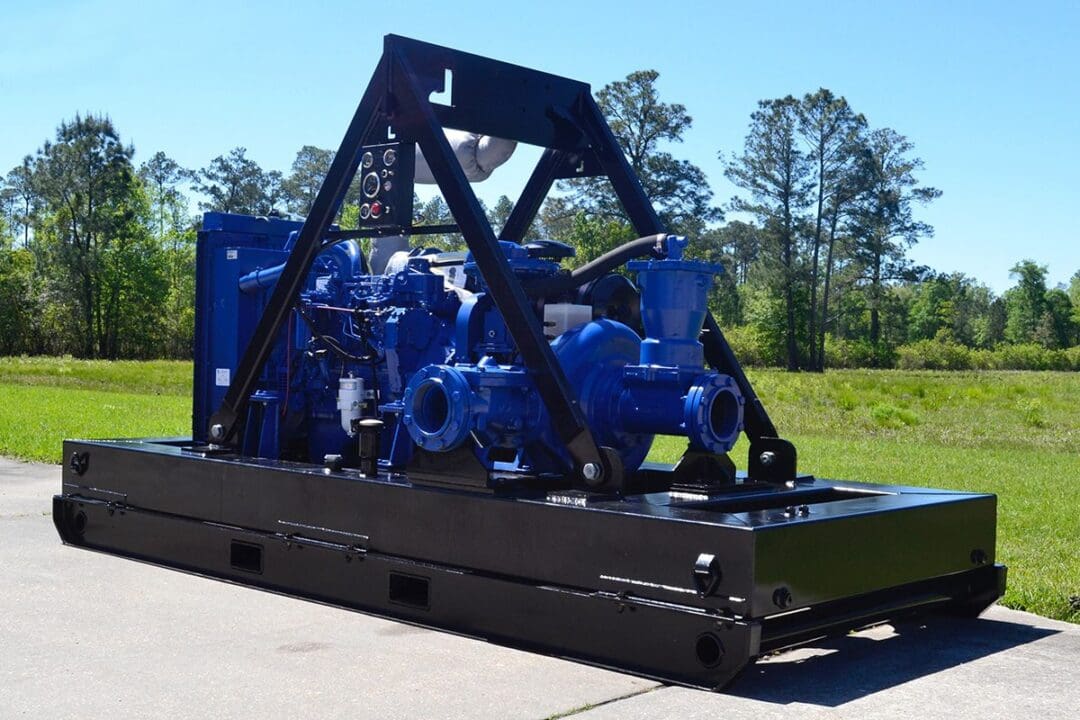 6 x 6 Mobile Self Priming Solids Handling Pump - 1613 GPM - New